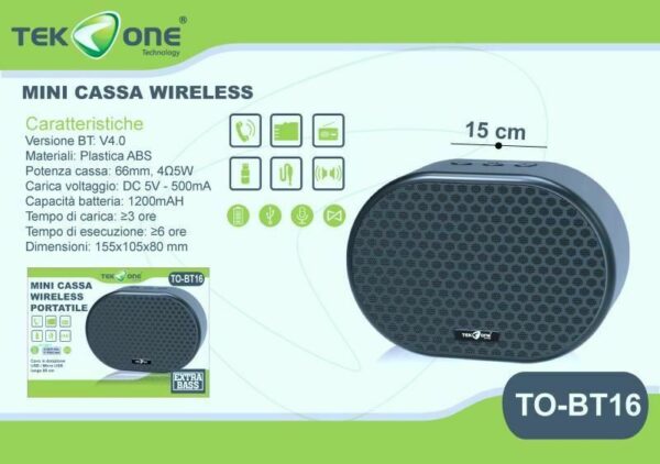Cassa Altoparlante Bluetooth